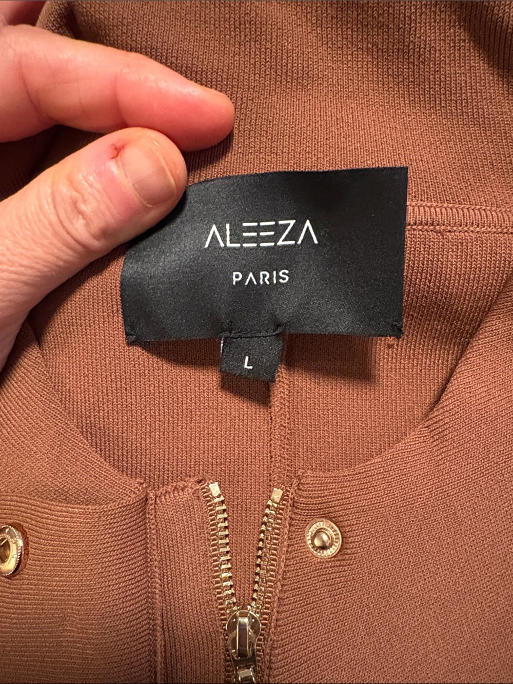Aleeza Paris zip up sweater - Picture 4 of 5